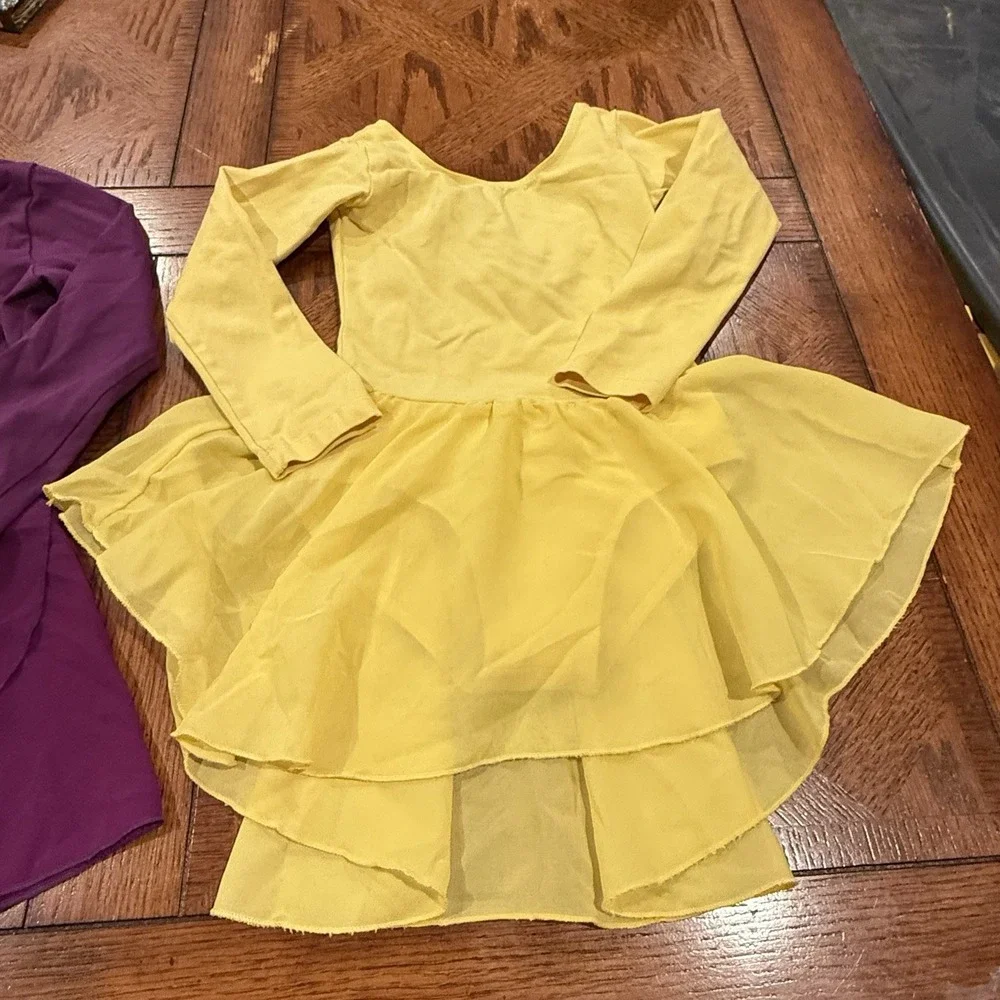 Ballet Leotard With Skirt Lot 2 Leos Size 6-7 Dance‎ Lessons Princess